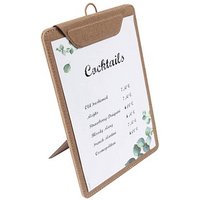SIGEL Klemmhefter Speisekarten  beige von Sigel