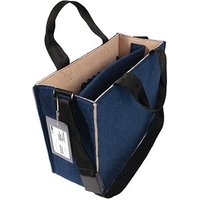 SIGEL Laptoptasche Bicolor Recycling-PET dunkelblau, beige BA420 bis 39,1 cm (15,4 Zoll) von Sigel