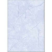 SIGEL Motivpapier Granit blau DIN A4 90 g/qm 100 Blatt von Sigel