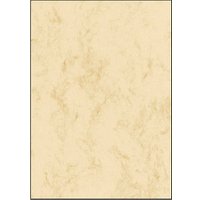 SIGEL Motivpapier Marmor beige DIN A4 90 g/qm 100 Blatt von Sigel
