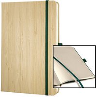 SIGEL Notizbuch Bambus ca. DIN A5 punktraster, beige Hardcover 194 Seiten von Sigel