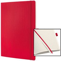 SIGEL Notizbuch Conceptum® ca. DIN A4 kariert, rot Softcover 194 Seiten von Sigel