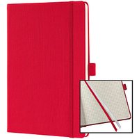 SIGEL Notizbuch Conceptum® ca. DIN A5 kariert, rot Hardcover 194 Seiten von Sigel