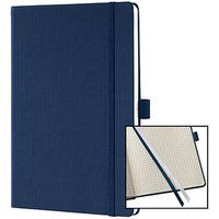 SIGEL Notizbuch Conceptum® ca. DIN A5 kariert, blau Hardcover 194 Seiten von Sigel