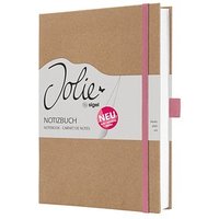 SIGEL Notizbuch  Jolie® ca. DIN A5 blanko, braun, rosa Hardcover 192 Seiten von Sigel