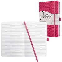 SIGEL Notizbuch Jolie® ca. DIN A5 liniert, fuchsia pink Hardcover 174 Seiten von Sigel