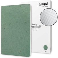 SIGEL Notizbuch RE-UP A5 kariert, grün Softcover 100 Seiten SIGEL Notizbuch RE-UP A5 kariert, grün Softcover 100 Seiten von Sigel