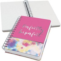 SIGEL Notizbuch mit Spirale Jolie® ca. DIN A5 punktraster, pink/pastell Hardcover 240 Seiten von Sigel