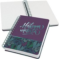 SIGEL Notizbuch mit Spirale Jolie® ca. DIN A5 punktraster, violett/grün Hardcover 240 Seiten von Sigel