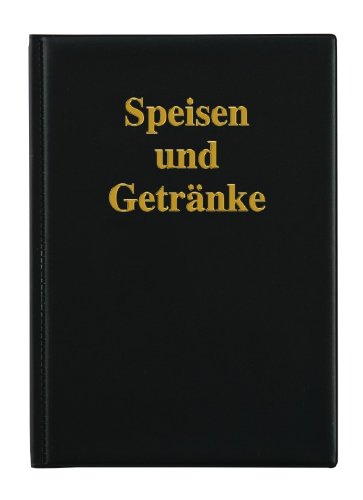 SIGEL SM105 Speisekarten-Mappe für A5, mit 6 Sichthüllen für 12 Blatt, schwarz mit Goldprägung SIGEL SM105 Speisekarten-Mappe für A5, mit 6 Sichthüllen für 12 Blatt, schwarz mit Goldprägung von Sigel