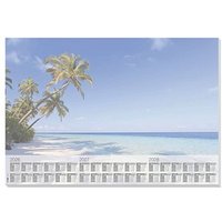 SIGEL Schreibtischunterlage Beach 2026/2027/208 blau Papier 59,5 x 41,0 cm, 30 Blatt SIGEL Schreibtischunterlage Beach 2026/2027/208 blau Papier 59,5 x 41,0 cm, 30 Blatt von Sigel