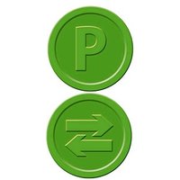 SIGEL Wertchips Pfand grün, 100 St. von Sigel