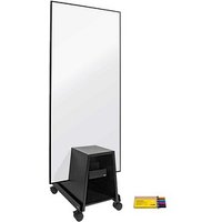 SIGEL Whiteboard-Set mit Ständer Single-use Meet up 90,0 x 180,0 cm weiß/schwarz Aluminium von Sigel
