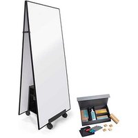 SIGEL Whiteboard-Set mit Ständer Tent-use Meet up 90,0 x 180,0 cm weiß/schwarz Aluminium von Sigel