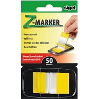 SIGEL Z-Marker Haftmarker gelb 50 Streifen von Sigel