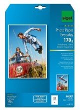 Sigel© Inkjet Fotopapier Everyday, hochgl„nzend, 170 g/mý, A4, 20 Blatt von Sigel