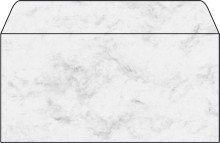 Sigel© Umschlag, Marmor grau, DIN lang (110x220 mm), 90 g/mý, 50 Umschl„ge von Sigel