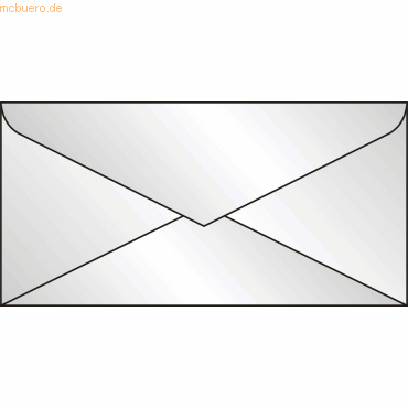 Sigel Briefumschläge DINlang nassklebend transparent VE=25 Stück von Sigel