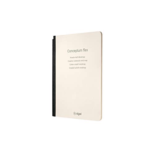 SIGEL CF225 Heft Mindmap, DIN A5 - für Business Notiersystem Conceptum flex, aus nachhaltigem Papier von Sigel