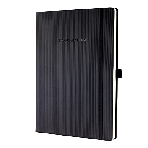 Sigel CONCEPTUM® CO111 Notizbuch kariert Schwarz Anzahl der Blätter: 97 DIN A4 von Sigel