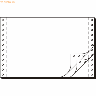 Sigel DIN-Computerpapier 6 Zollx240mm 56/53/57g/qm 1200 Blatt von Sigel