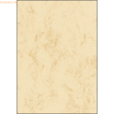 Sigel Designpapier Marmor A4 200g/qm beige VE=50 Blatt Sigel Designpapier Marmor A4 200g/qm beige VE=50 Blatt von Sigel