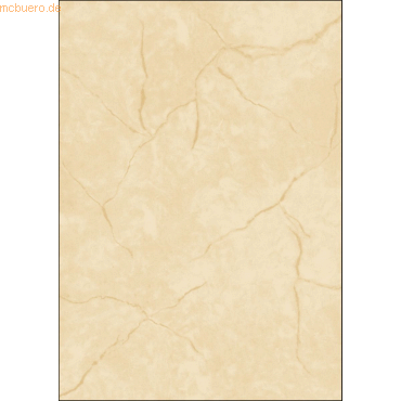 Sigel Designpapier Struktur A4 200g/qm Granit beige VE=50 Blatt von Sigel