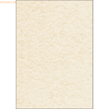 Sigel Designpapier Struktur A4 200g/qm Perga champagne VE=50 Blatt von Sigel