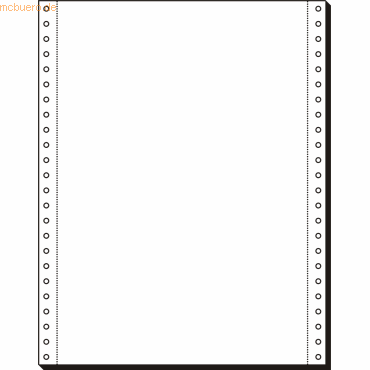 Sigel EDV-Papier 12x240mm mit Längsperforation MP VE=2000 Blatt von Sigel