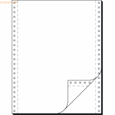 Sigel EDV-Papier 12x240mm selbstdurchschreibend VE=2x1000 Blatt von Sigel