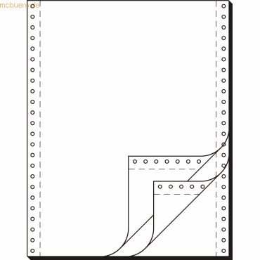 Sigel EDV-Papier 12x240mm selbstdurchschreibend VE=3x600 Blatt von Sigel