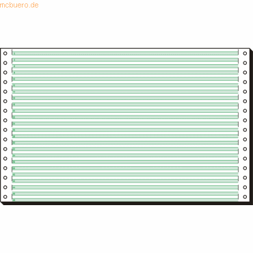 Sigel EDV-Papier 8x330mm mit Leselinien und Längsperforation VE=2000 B von Sigel