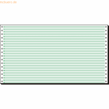 Sigel EDV-Papier 8x375mm mit Leselinien VE=2000 Blatt von Sigel