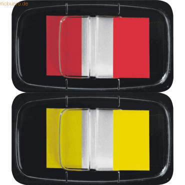 Sigel Haftmarker Film Color-Tip rot/gelb VE=100 Stück von Sigel