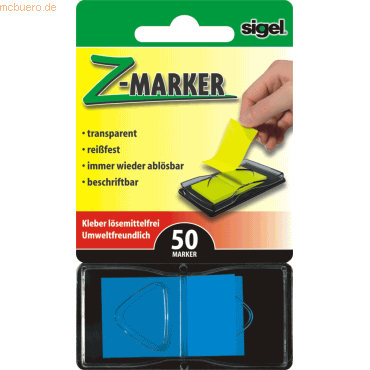 12 x Sigel Haftmarker Film neonblau VE=50 Stück 12 x Sigel Haftmarker Film neonblau VE=50 Stück von Sigel