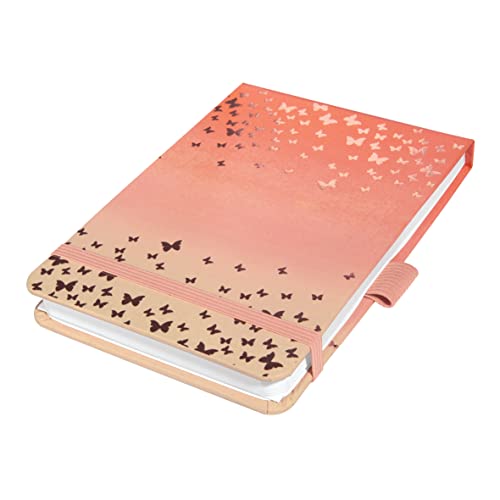 SIGEL JN346 Notizblock A6+, dotted, Jolie Butterfly Confetti Peach, Hardcover, 79 Blatt, aus nachhaltigem Papier SIGEL JN346 Notizblock A6+, dotted, Jolie Butterfly Confetti Peach, Hardcover, 79 Blatt, aus nachhaltigem Papier von Sigel