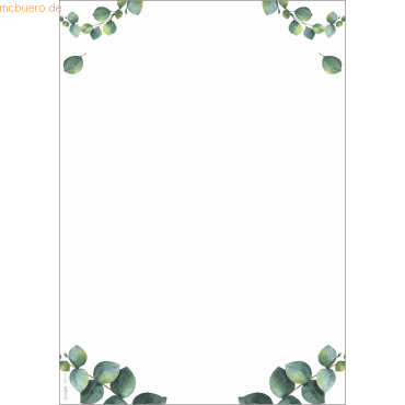 Sigel Motiv-Papier A4 90g Eucalyptus Getränkekarte 100 Blatt Sigel Motiv-Papier A4 90g Eucalyptus Getränkekarte 100 Blatt von Sigel