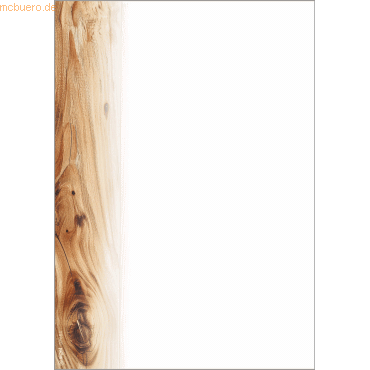 Sigel Motiv-Papier A5 90g Oak 100 Blatt von Sigel