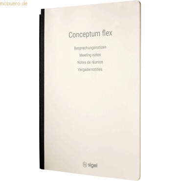 Sigel Notizheft Conceptum flex A4 46 Blatt Softcover Besprechungsnotiz von Sigel