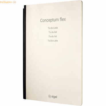 Sigel Notizheft Conceptum flex A4 46 Blatt Softcover To-do-Liste 80g/q von Sigel