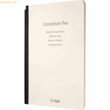 Sigel Notizheft Conceptum flex A5 46 Blatt Softcover Besprechungsnotiz von Sigel