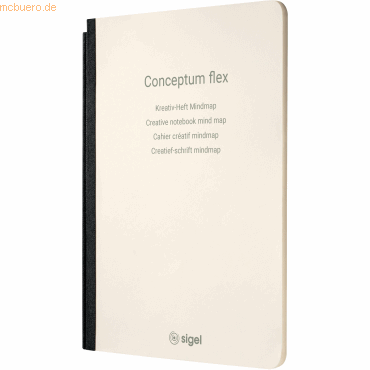 Sigel Notizheft Conceptum flex A5 46 Blatt Softcover Mindmap 80g/qm ch von Sigel
