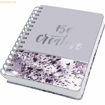 Sigel Spiral-Notizbuch Jolie ca. A5 Dot-Lineatur 120 Blatt Violet Marb Sigel Spiral-Notizbuch Jolie ca. A5 Dot-Lineatur 120 Blatt Violet Marb von Sigel