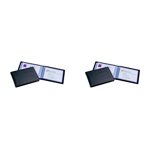 Sigel VZ170 Karten-Mappe für 40 Karten, schwarz (Packung mit 2) von Sigel