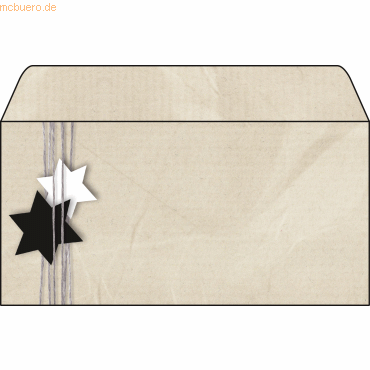 Sigel Weihnachts-Umschlag DIN lang 90g Christmas Wrapping VE=50 Stück von Sigel