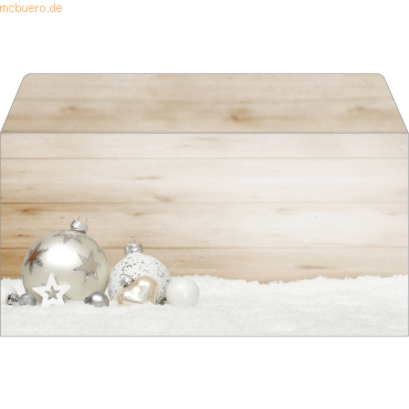 Sigel Weihnachtsumschlag DIN lang 90g 50 Stück Cozy Christmas von Sigel