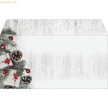 Sigel Weihnachtsumschlag DIN lang 90g 50 Stück Scandinavian Christmas von Sigel