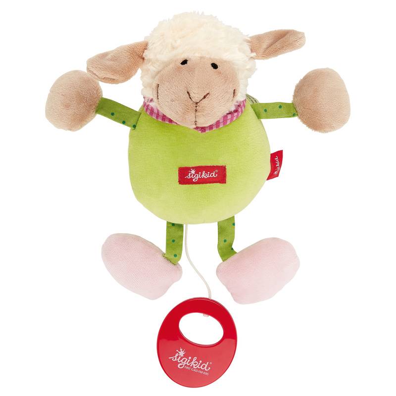 Sigikid - Mini-Spieluhr Schaf In Grün von Sigikid