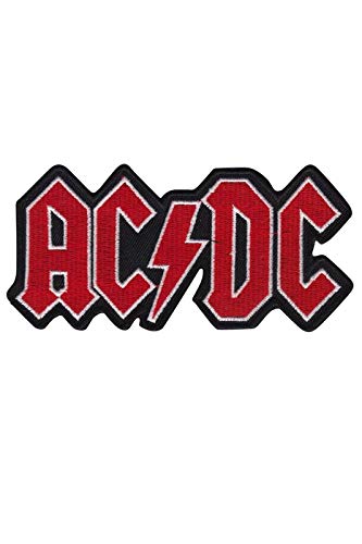 Ac Dc Acdc Red Silver Black Aufnäher Besticktes Patch zum Aufbügeln Applique von SigitasTrading