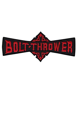 Bolt Thrower Red Uk Death Metal Band Aufnäher Besticktes Patch zum Aufbügeln Applique von SigitasTrading